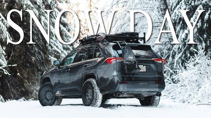 Driving Through Snow in a Toyota RAV4